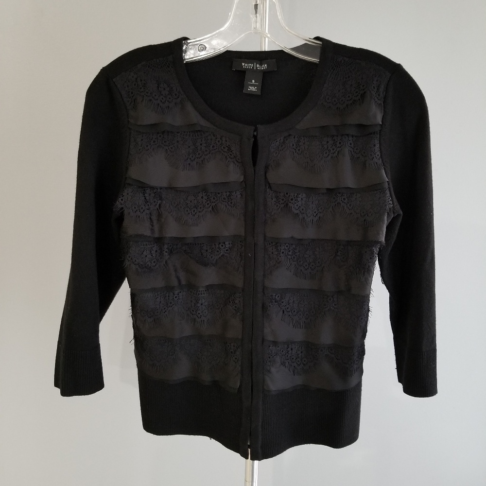 White House Black Market Cardigan-Black Size S
